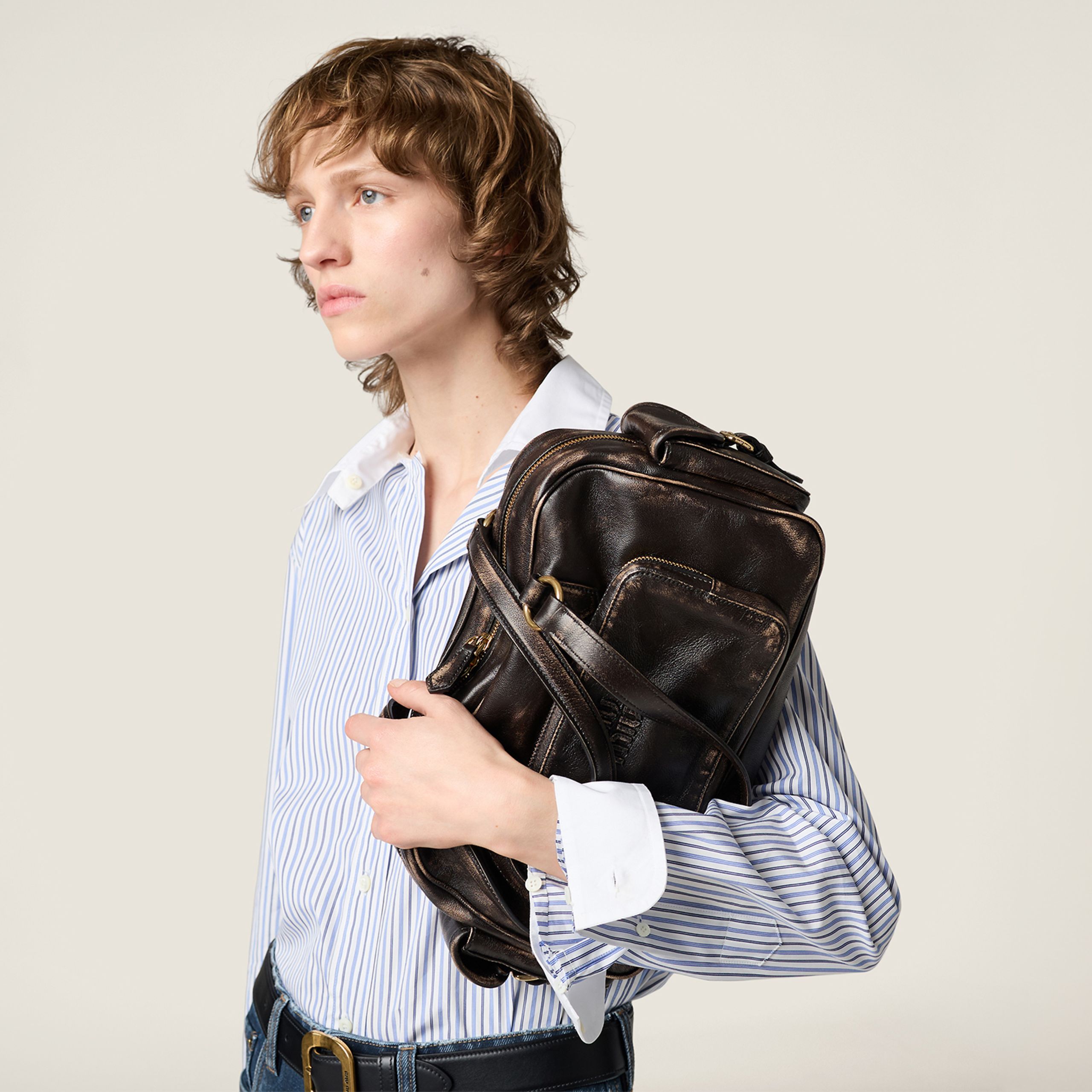 Ivy gestreepte shopper