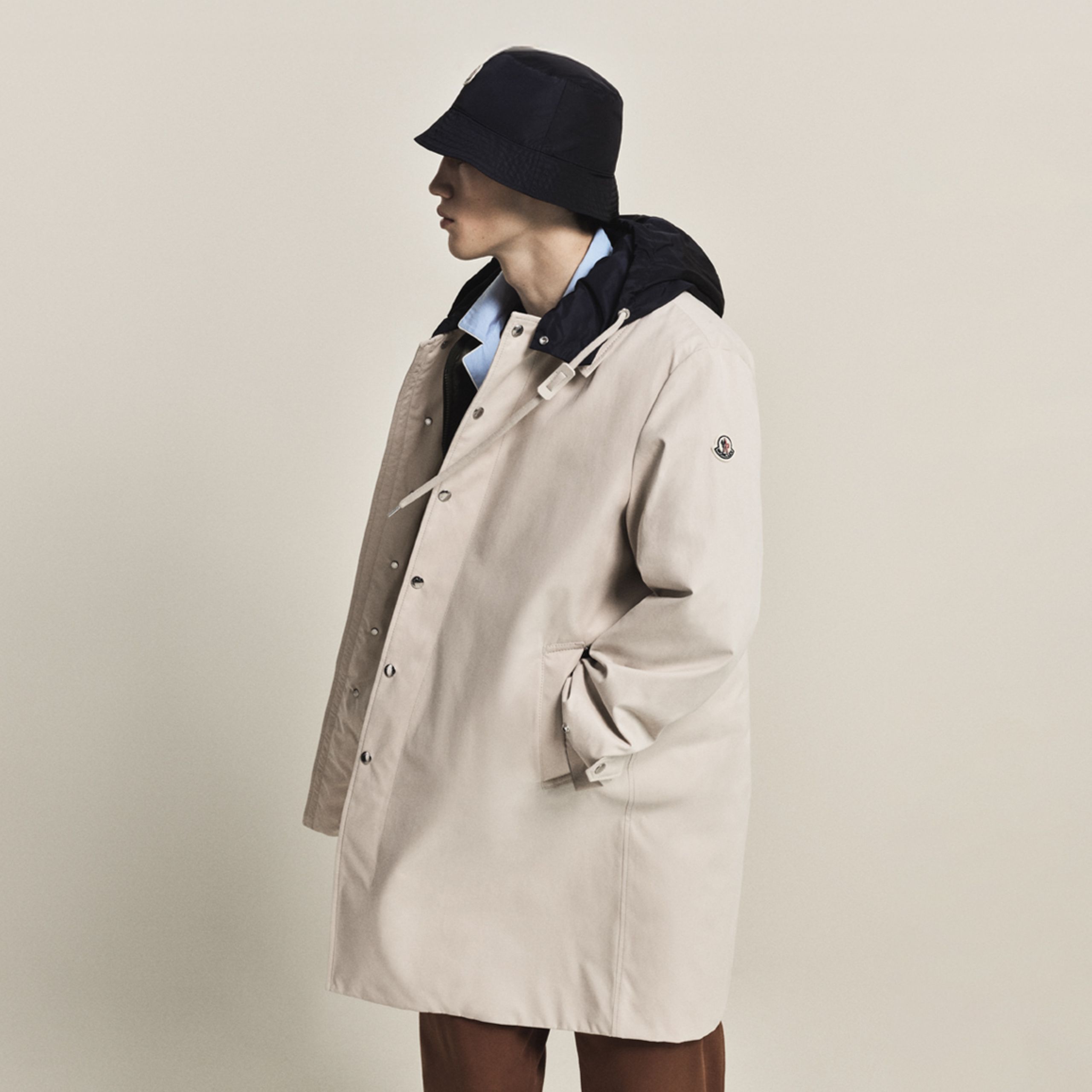 Moncler Monaco 2 Leather Sneakers | White | FARFETCH