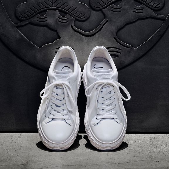 Jimmy Choo Cosmos/M low-top Panelled Sneakers | Black | FARFETCH