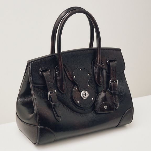 Ralph Lauren Collection RL 888 レザーショルダーバッグ | ブラック