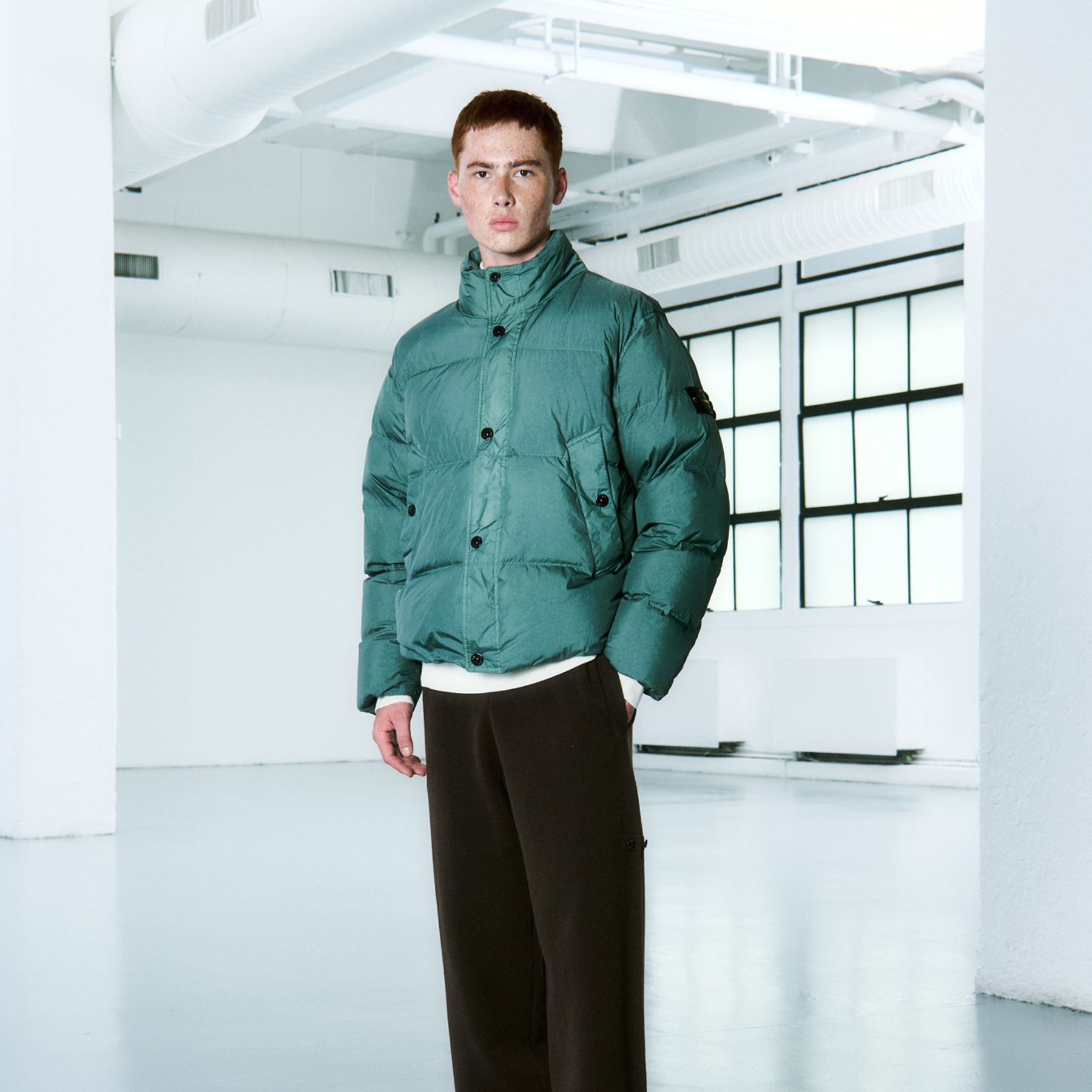 Stone Island 3100033 Stretch Organic Broken twill-cotton 'old